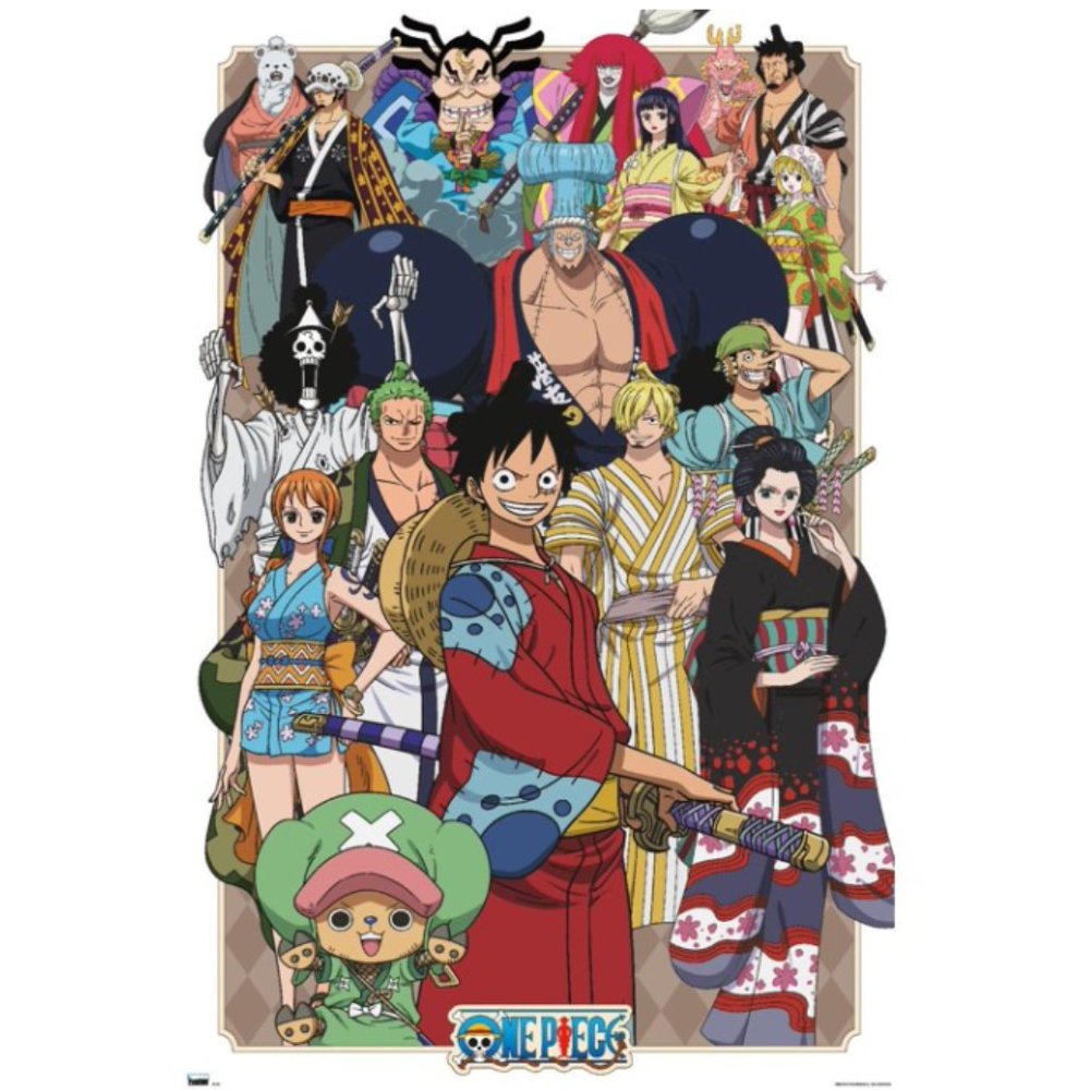 Brand New Anime "One Piece" Characters Poster